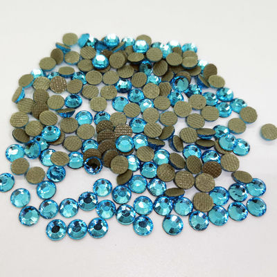 wholesale high quality D.k Sky blue color dmc crystal hot fix rhinestone