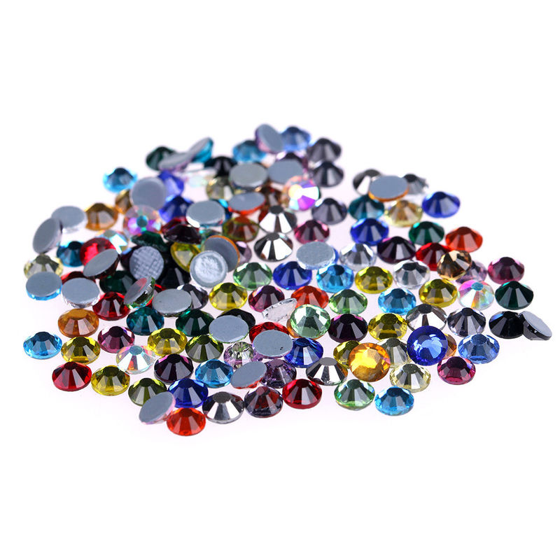 Multi Farbe-Lux-Glasbergkristalle, Flachrücken-Glaskristalle umweltfreundlich
